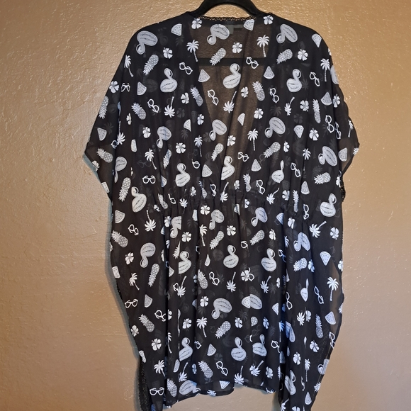 Miken Sheer Swim Cover Up - Picture 2 of 8